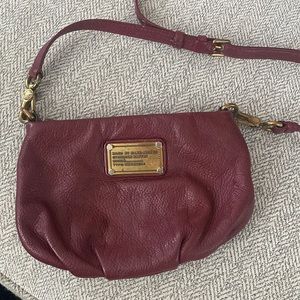 Marc by Marc Jacobs maroon satchel purse